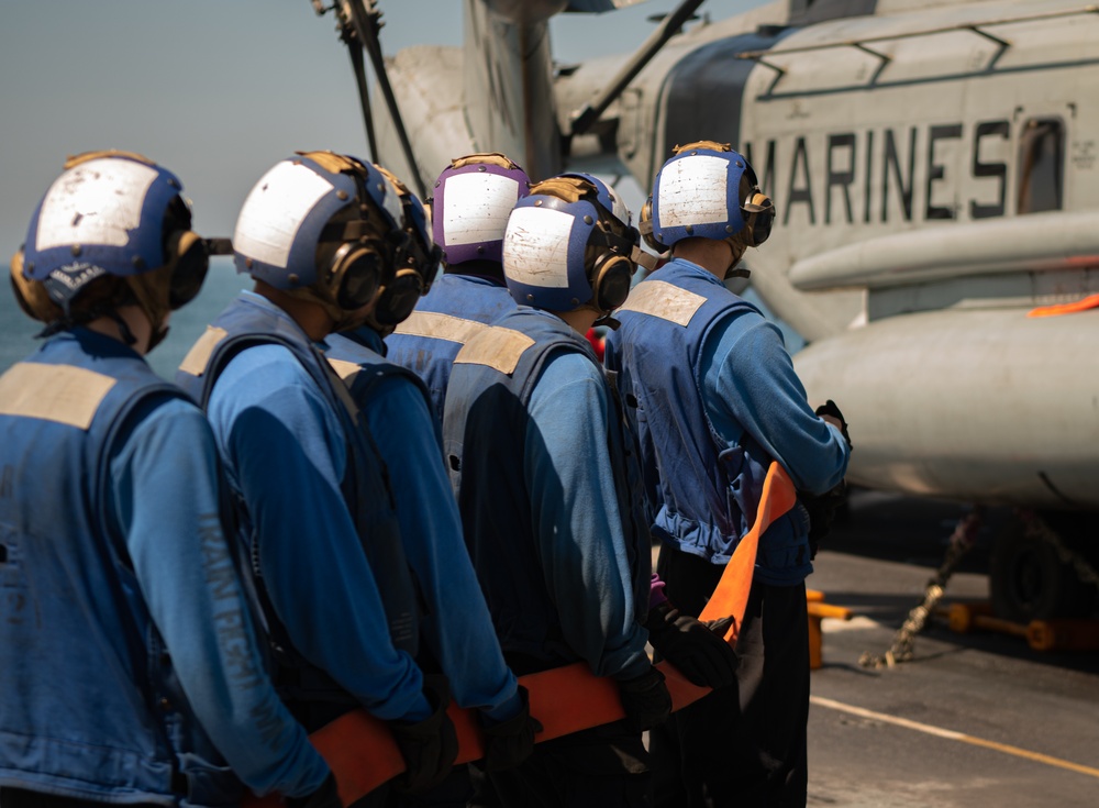 USS New York Flight Deck Firefighting Training