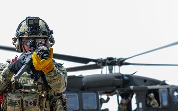 Mexican navy special forces enhance capabilities during fast rope insertion and extraction systems training