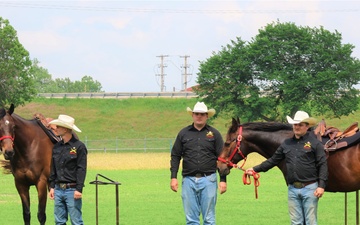 Military Working Equines retire in ceremony at Fort Sill