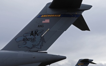 Alaska Air National Guard 144th Airlift Squadron and U.S. Army 11th Airborne conduct static load training