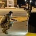 KC-46A Pegasus crew conducts nighttime preflight inspection