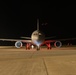 KC-46A Pegasus crew conducts nighttime preflight inspection