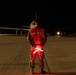 KC-46A Pegasus crew conducts nighttime preflight inspection