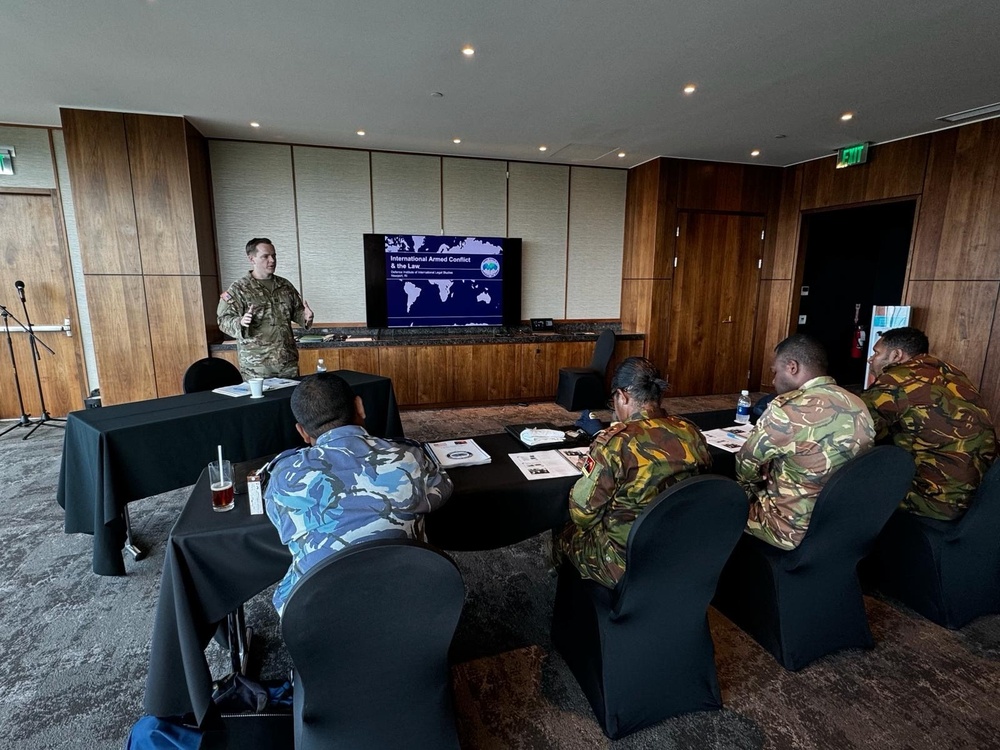 U.S. Army provides legal training to Papua New Guinea Defence Force officers
