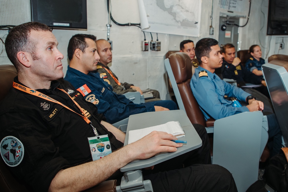Embarked International Staff Participate in Naval War College Course Aboard George Washington