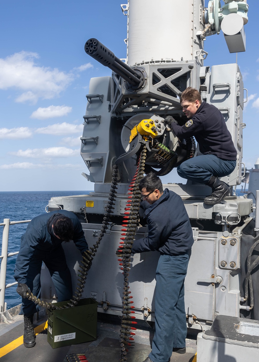 Close-in Weapons System (CIWS) live-fire exercise