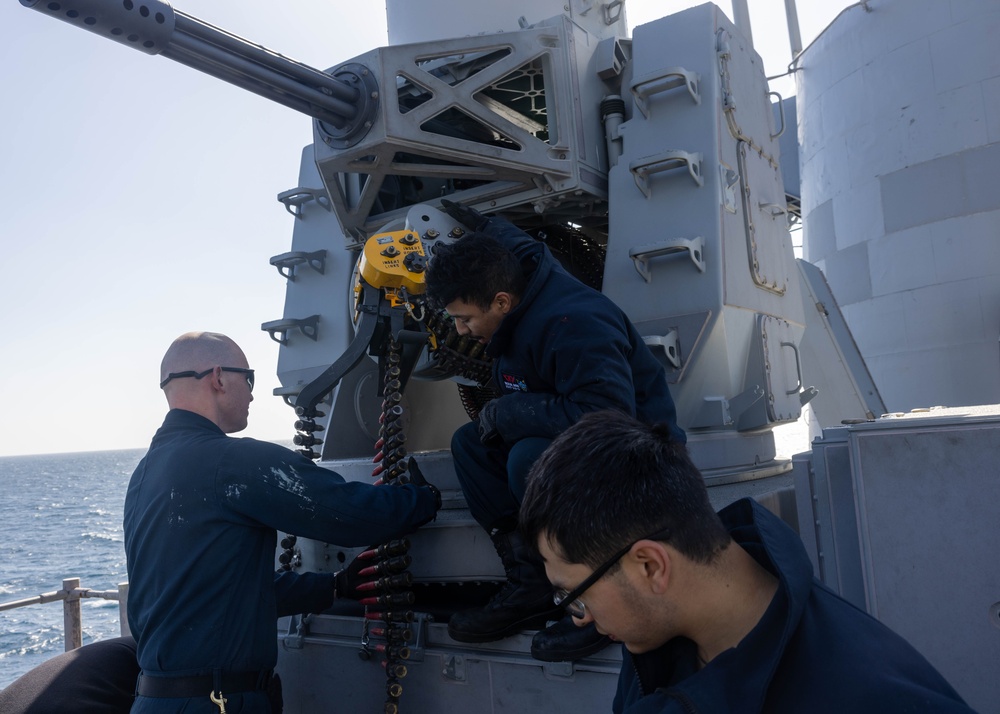 Close-in Weapons System (CIWS)live-fire exercise