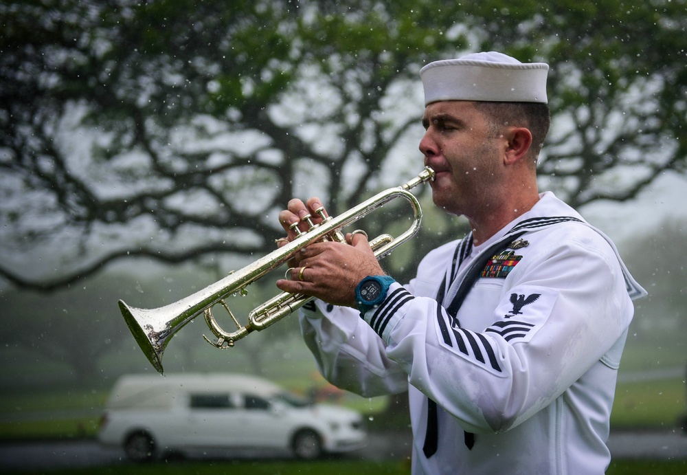 U.S. Navy Seaman Second Class George T. George Interment Ceremony