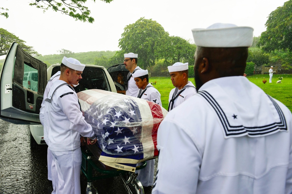 U.S. Navy Seaman Second Class George T. George Interment Ceremony