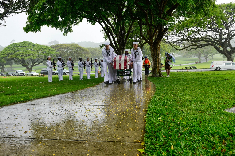 U.S. Navy Seaman Second Class George T. George Interment Ceremony