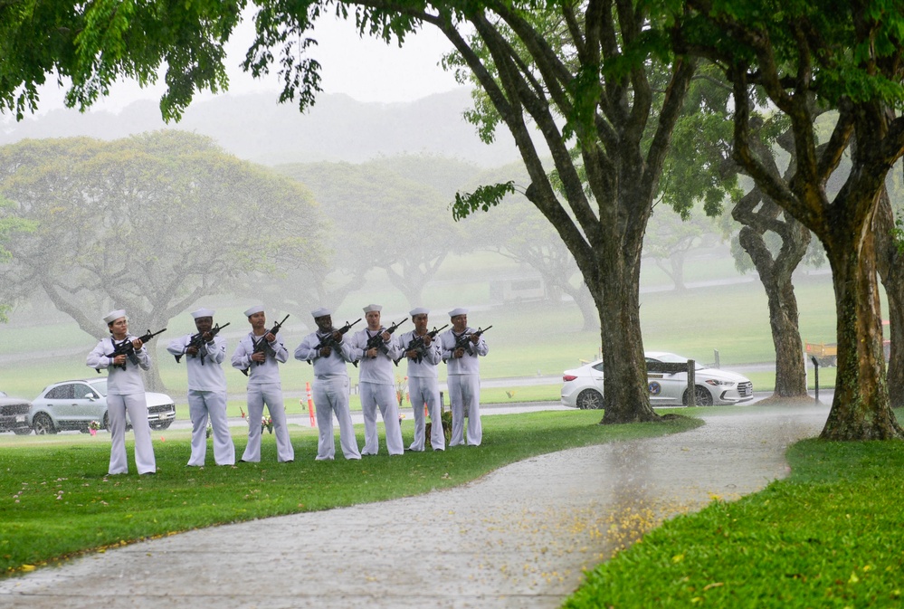 U.S. Navy Seaman Second Class George T. George Interment Ceremony