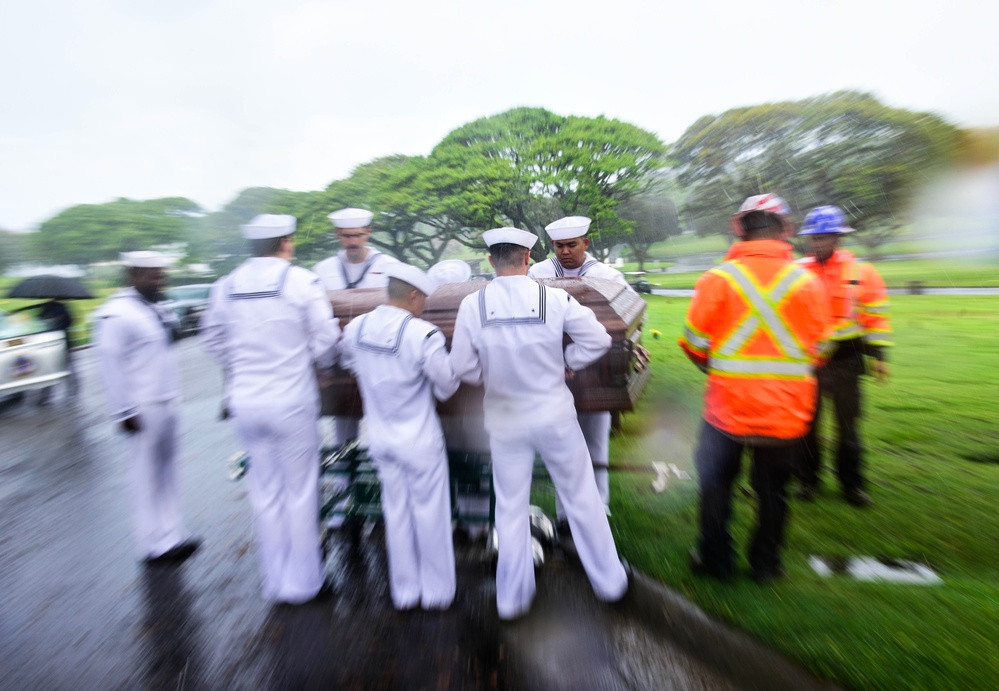 U.S. Navy Seaman Second Class George T. George Interment Ceremony