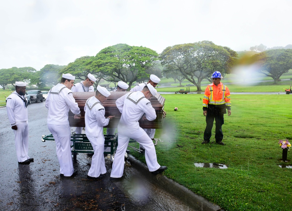 U.S. Navy Seaman Second Class George T. George Interment Ceremony