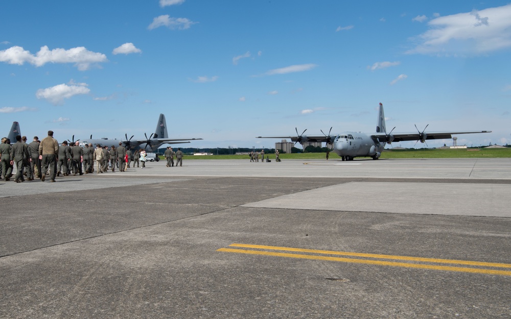 36th AS Commander completes final flight with Yokota