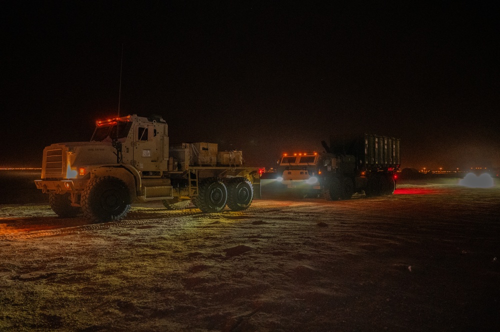 U.S. Marine Corp convoy arrives to conduct joint and partner training during Native Fury 24