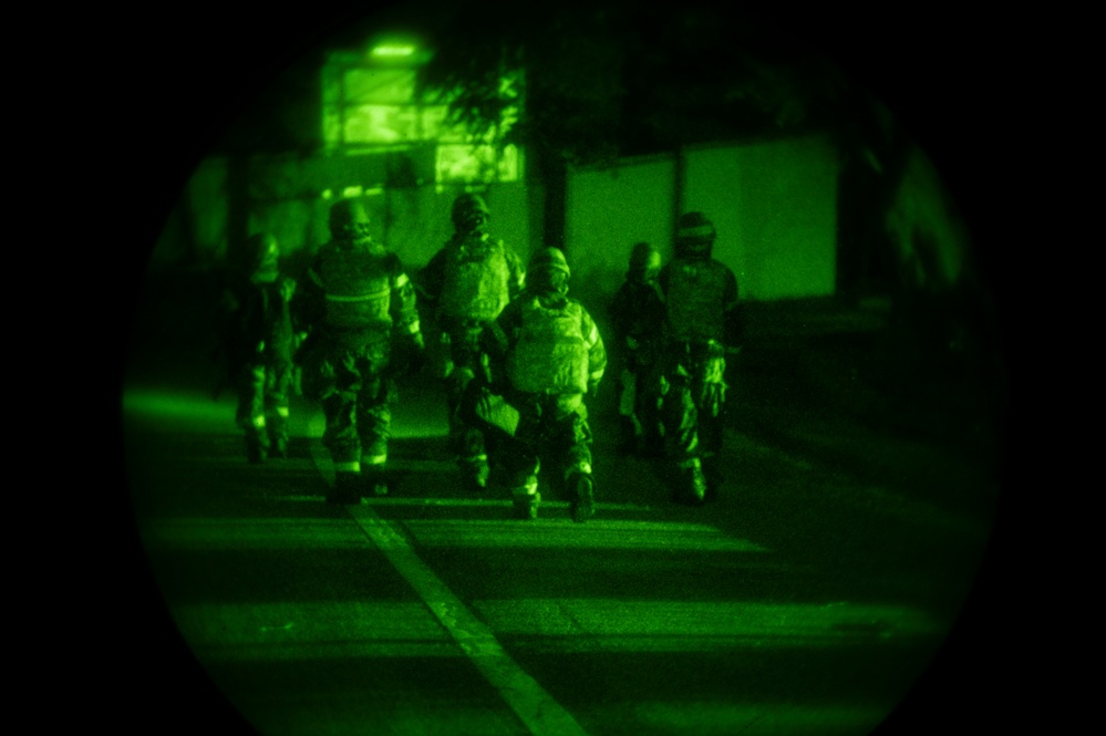 Dual drill: Simulated cyberattack and UXO response training