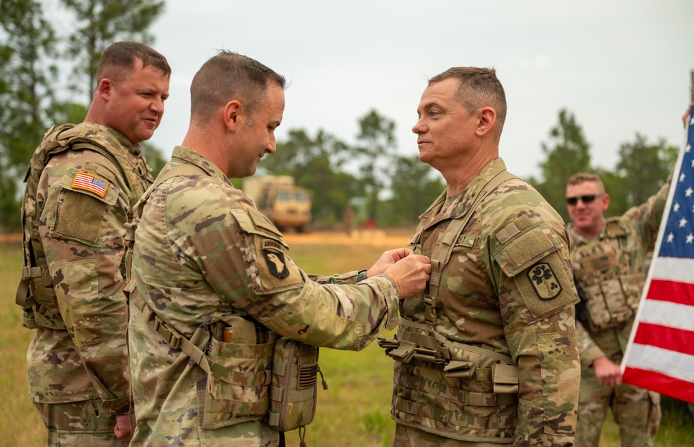 U.S. Army Sgt. Maj. Williams promotion to command sergeant major