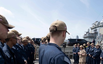 CNO Welcomes USS Carney from Historic Middle East Deployment