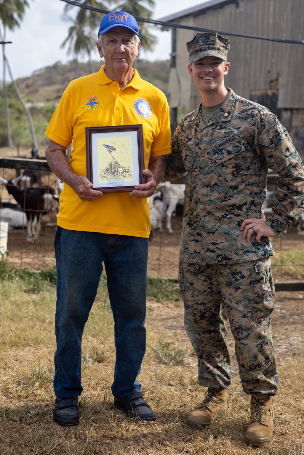 On the Ground: Marines Engage With Local Bajan Farmer for Shared Collaboration