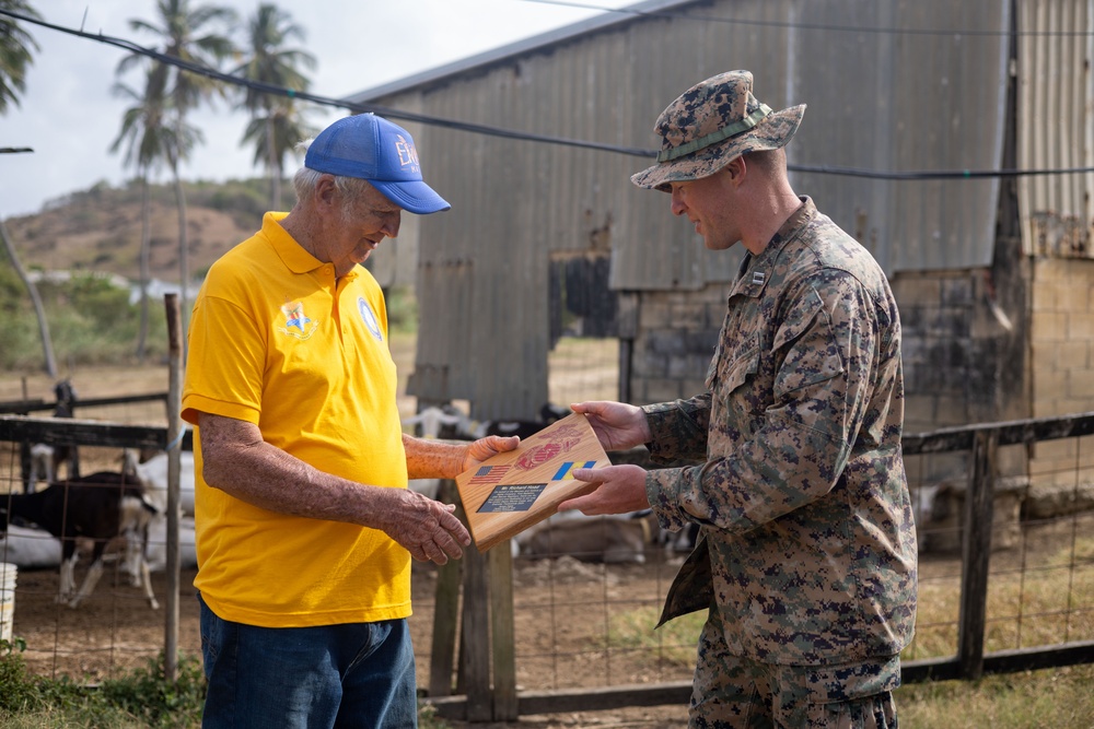 On the Ground: Marines Engage With Local Bajan Farmer for Shared Collaboration