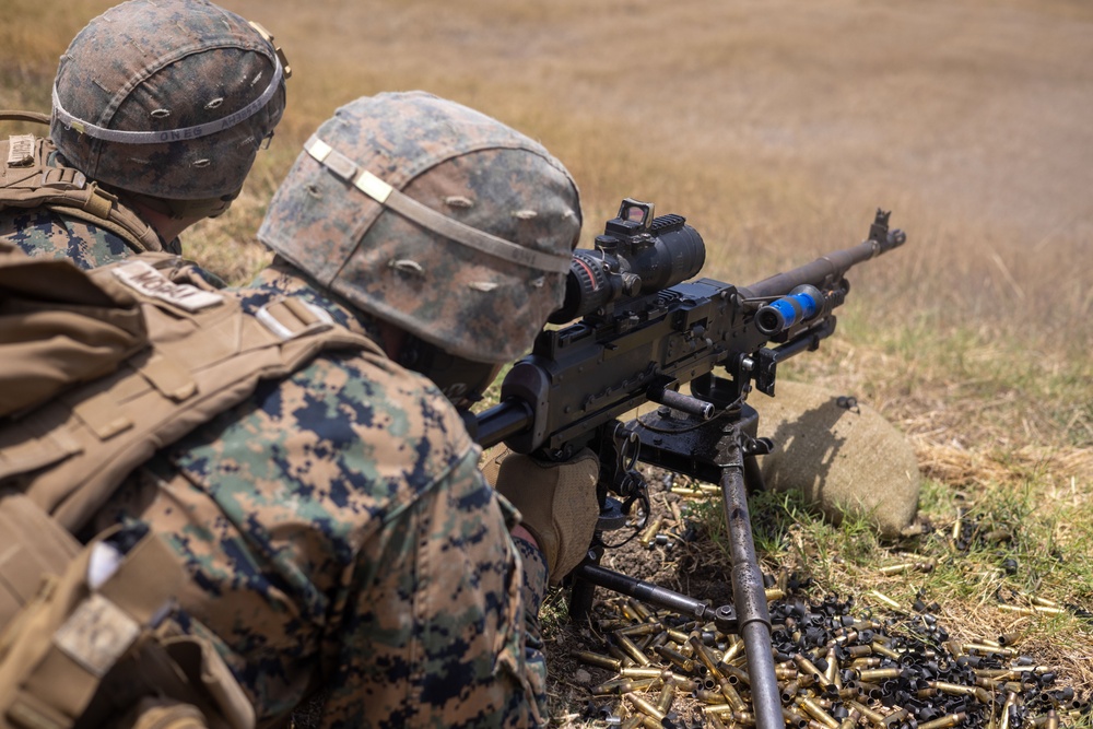 25th Marines Maximize Machine Gun Proficiency During TRADEWINDS 24 Exercise