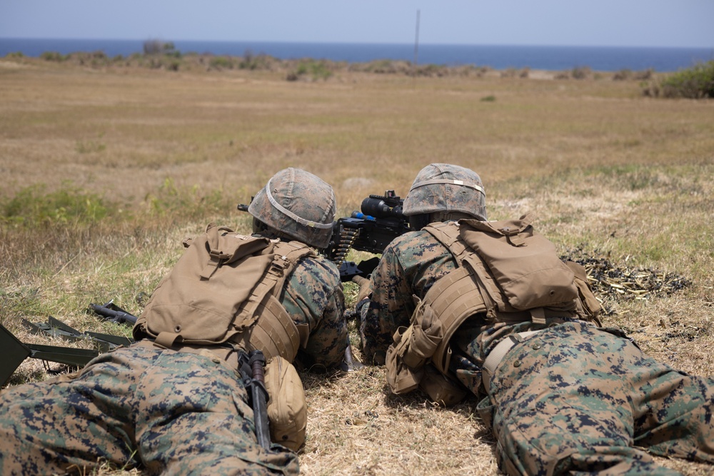 25th Marines Maximize Machine Gun Proficiency During TRADEWINDS 24 Exercise