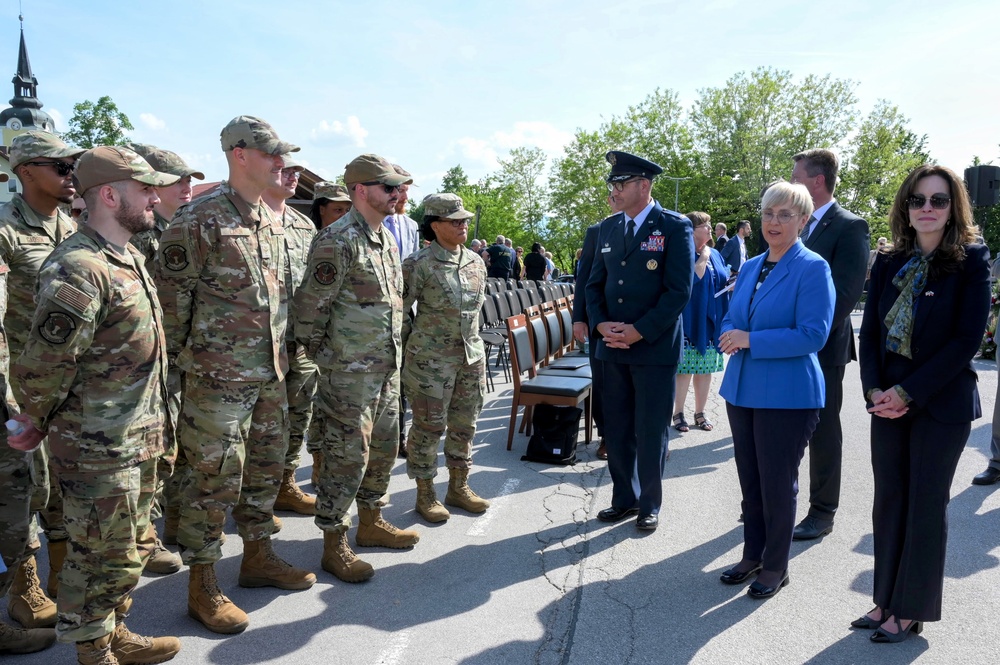 31 FW visits Andraž for Dark Eyes Memorial