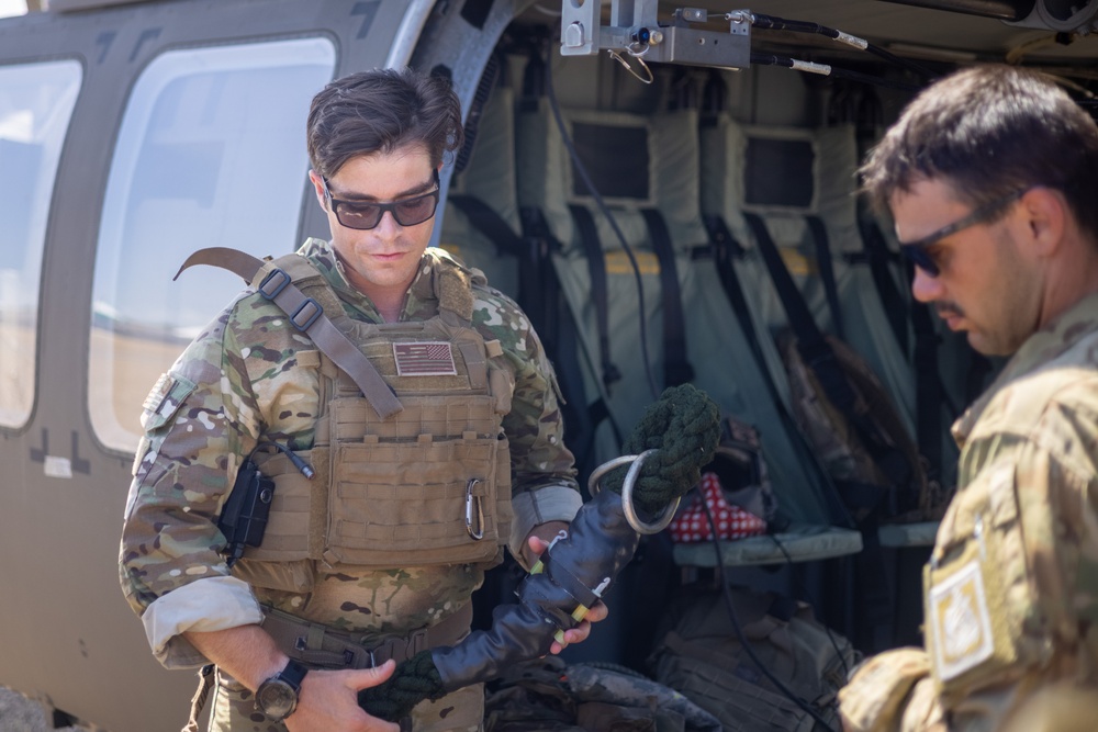 U.S. Coast Guard and Army Demonstrate Interoperability During Fast Rope Training at TRADEWINDS 24