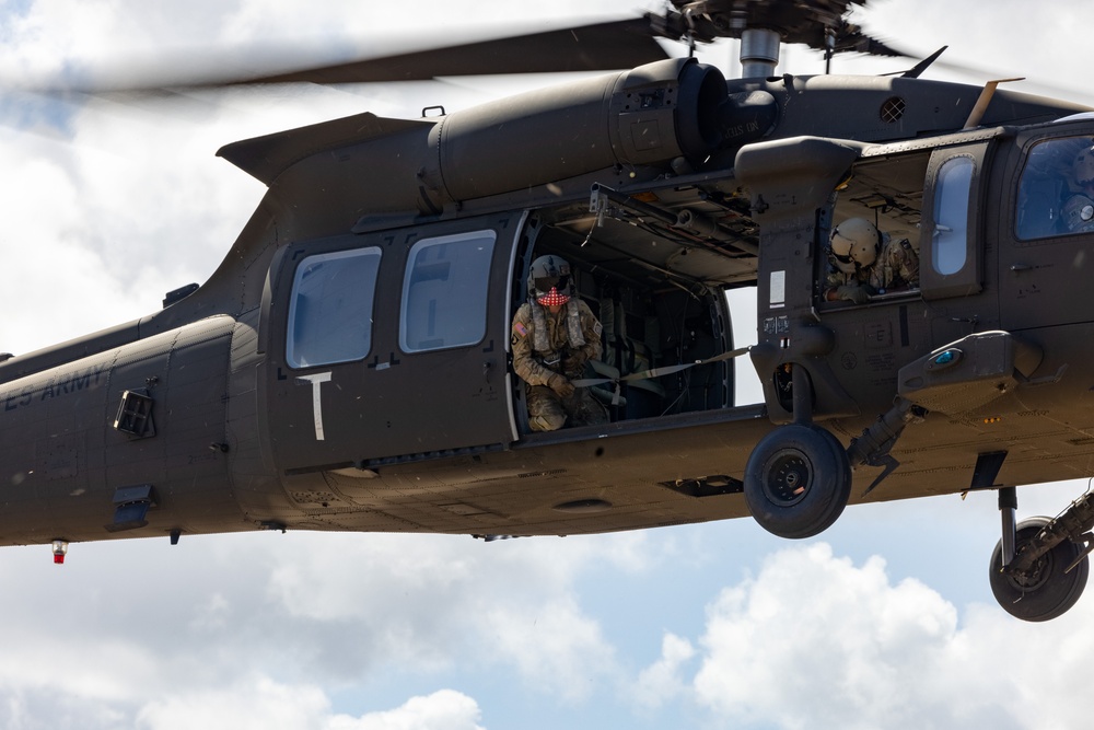 U.S. Coast Guard and Army Demonstrate Interoperability During Fast Rope Training at TRADEWINDS 24