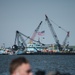 U.S. Army Corps of Engineers leadership conduct media availability following controlled demolition of Francis Scott Key Bridge wreckage