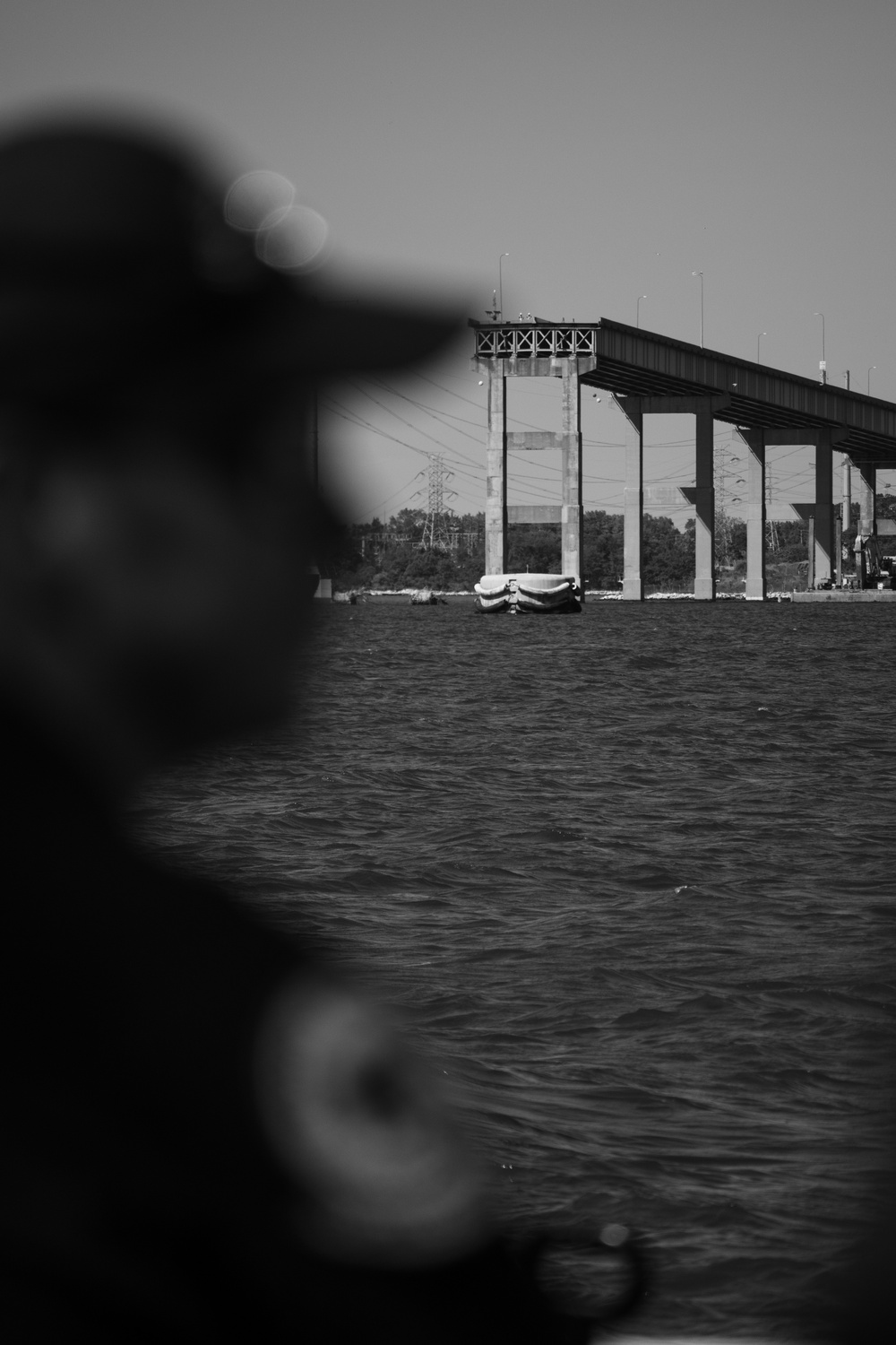 U.S. Army Corps of Engineers leadership conduct media availability following controlled demolition of Francis Scott Key Bridge wreckage