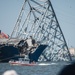 U.S. Army Corps of Engineers leadership conduct media availability following controlled demolition of Francis Scott Key Bridge wreckage