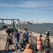 U.S. Army Corps of Engineers leadership conduct media availability following controlled demolition of Francis Scott Key Bridge wreckage