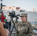 U.S. Army Corps of Engineers leadership conduct media availability following controlled demolition of Francis Scott Key Bridge wreckage