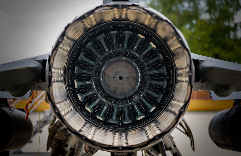 F-16s Arrive at NATO Air Base Geilenkirchen