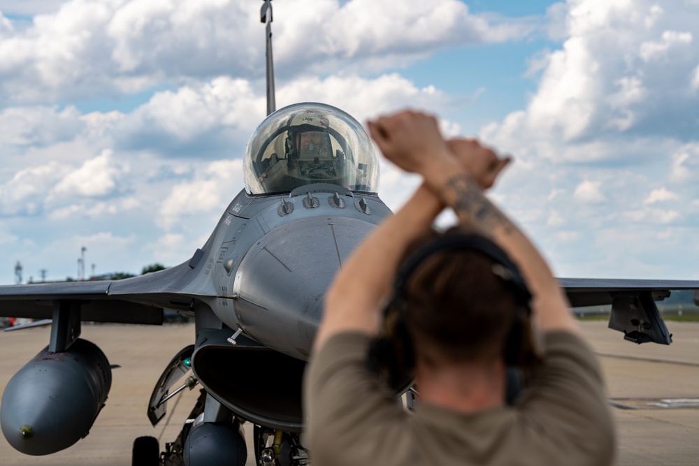 F-16s Arrive at NATO Air Base Geilenkirchen