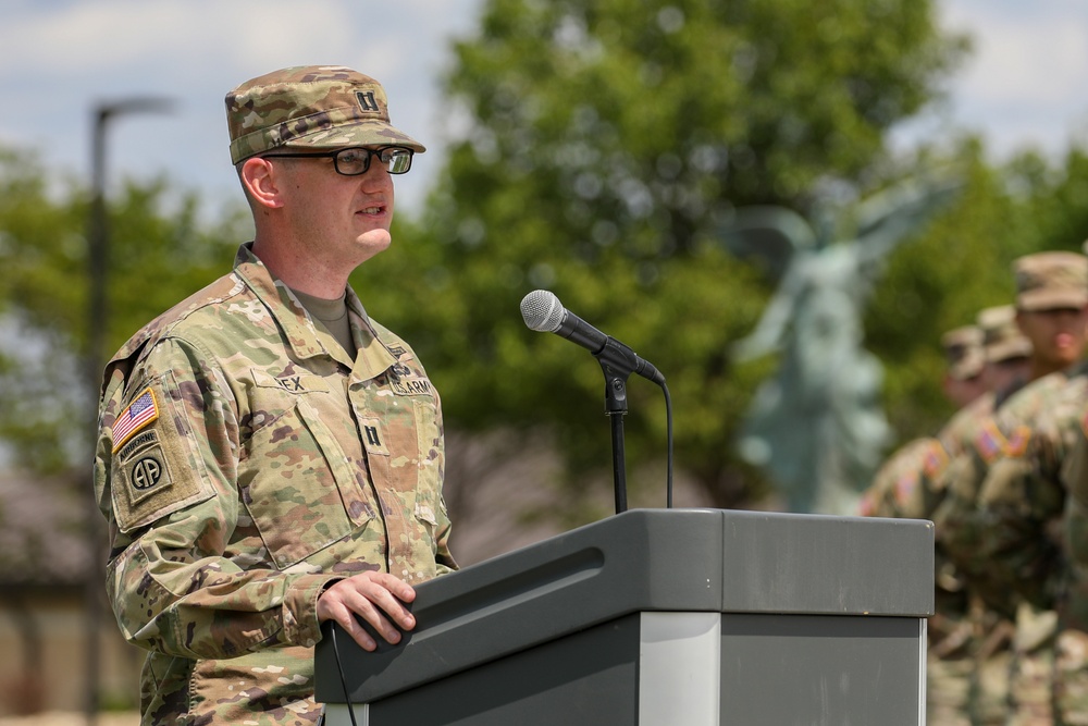 Victory Reception Company Change of Command Ceremony