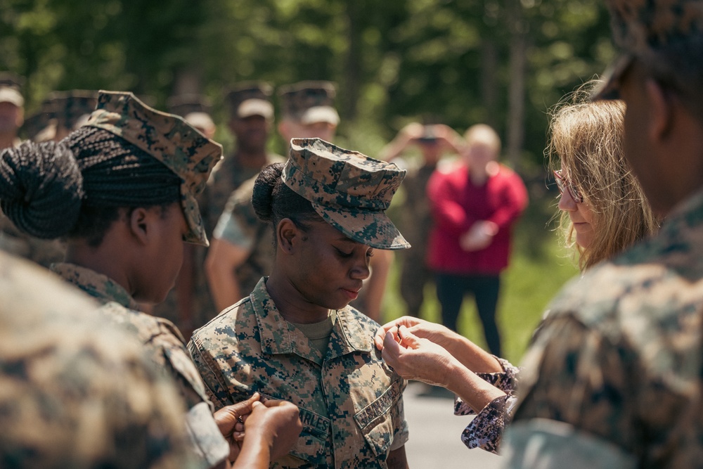 Sergeant Mehdrina JeanCharles' Promotion Ceremony