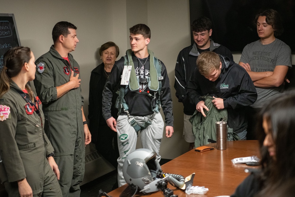 104th Fighter Wing hosts Wediko school, Shephard Hill Regional High School, and Shenendehowa High School for base tour