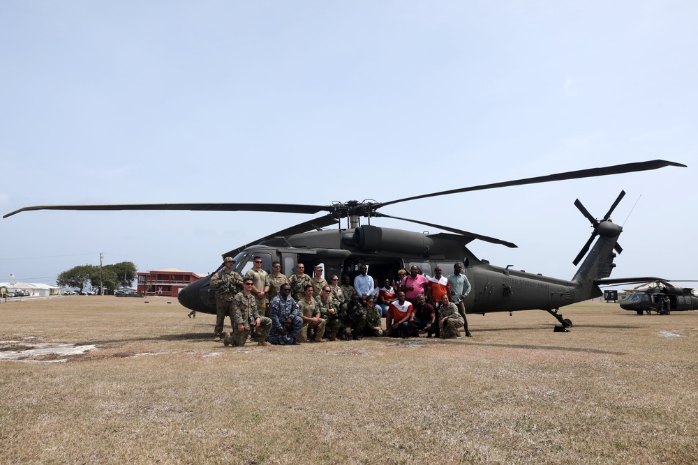 Media engages with Troops at Paragon Base, Barbados