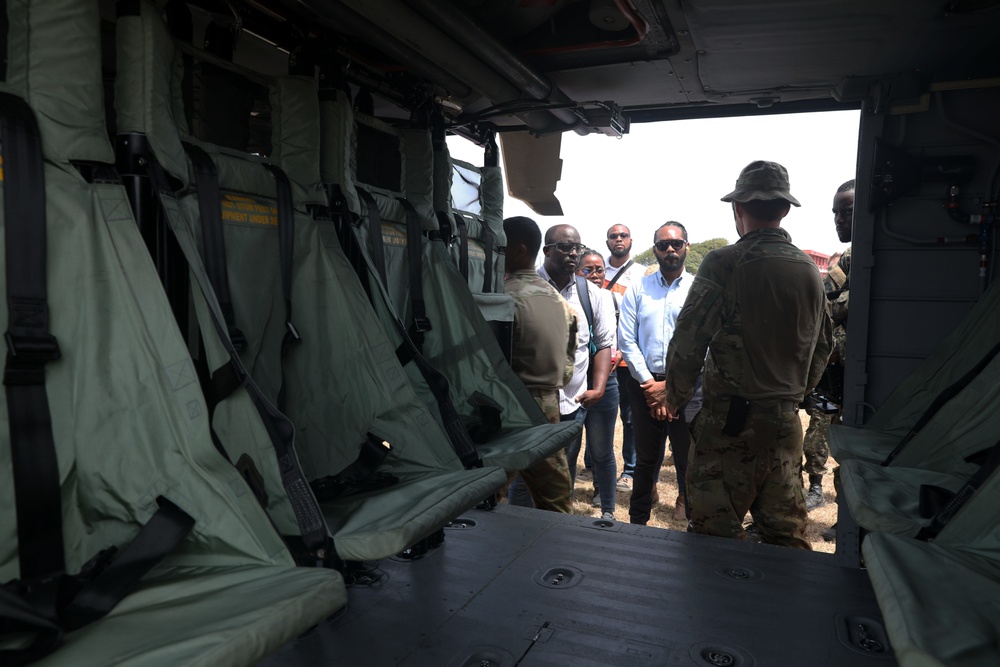 Media engages with Troops at Paragon Base, Barbados