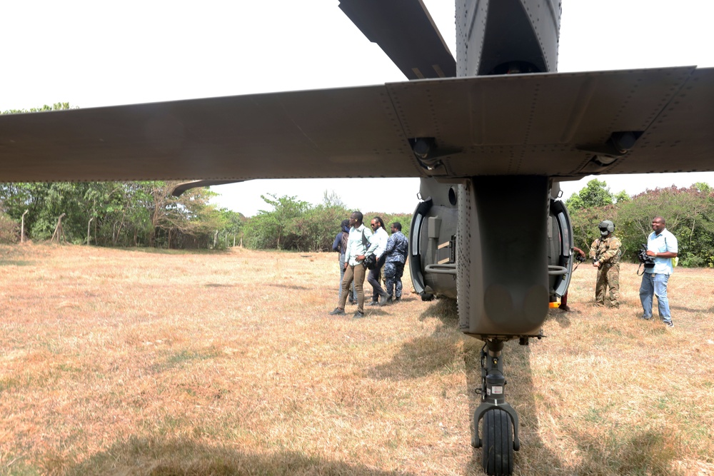 Media engages with Troops at Paragon Base, Barbados