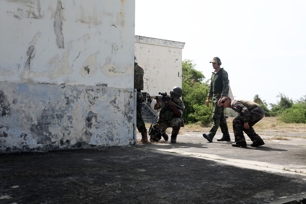 Media engages with Troops at Paragon Base, Barbados