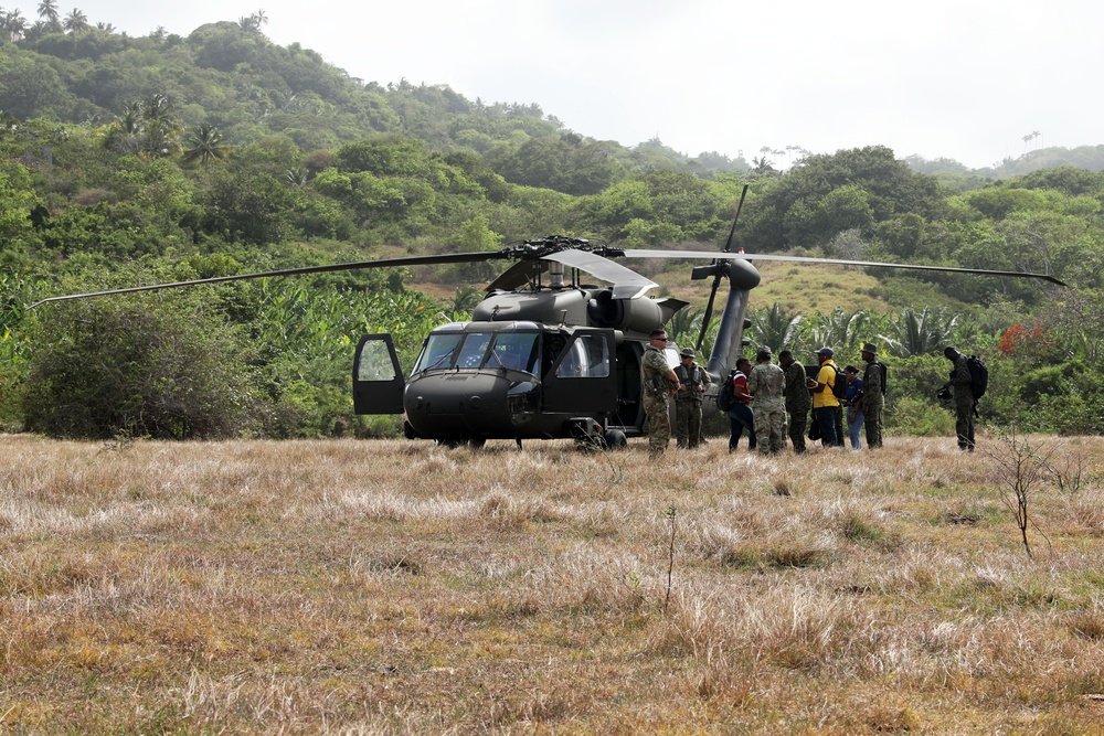 Media engages with Troops at Paragon Base, Barbados