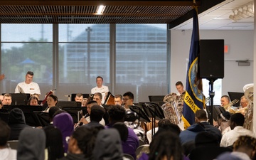 U.S. Navy Concert Band performs at Ron Brown High School