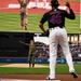 Lt Marsh Throws First Pitch at Mets Game