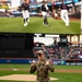 Lt Marsh Throws First Pitch at Mets Game