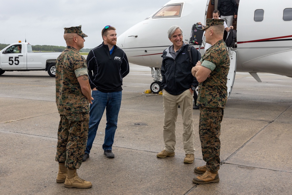 Chris Buescher visits MCAS Beaufort