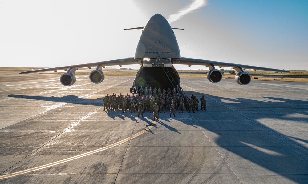 60th Aircraft Maintenance Squadron poses for a group photo