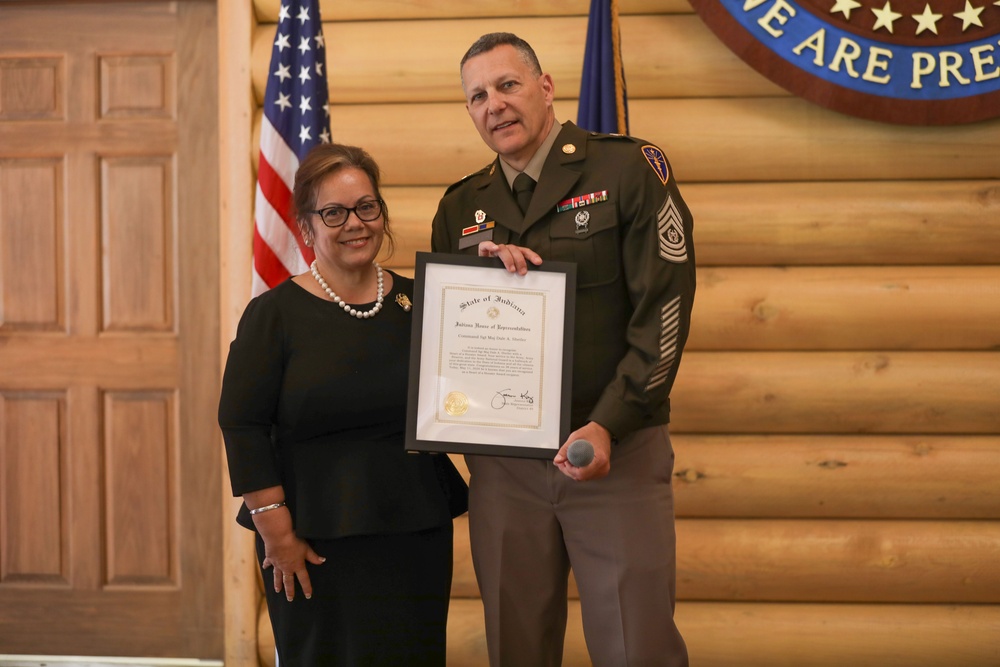 Indiana's Command Sgt. Maj. retires after 38 years of honorable service